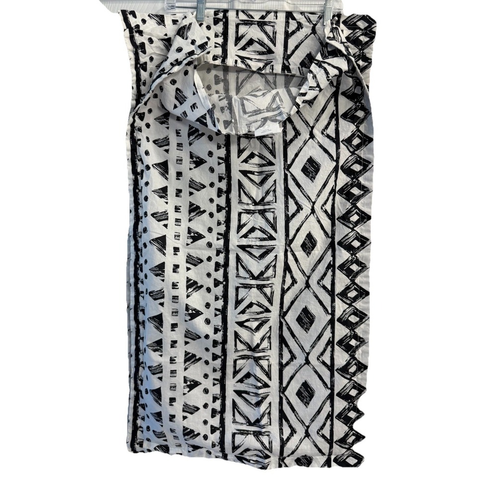 King Pillowcases Multi-Black Geometric Stripe‎ Set Of (2) 37 X 20